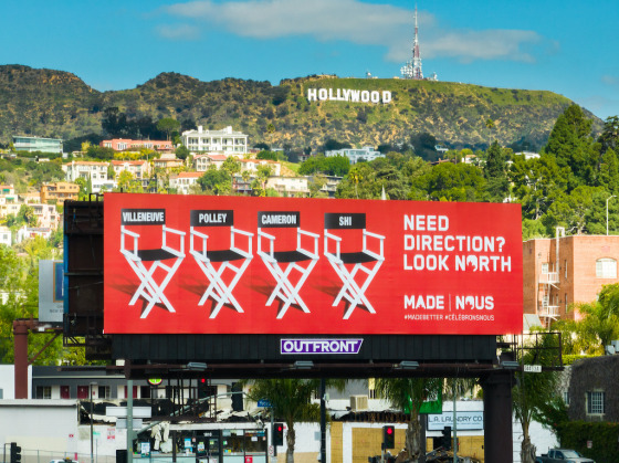 MADE Better Campaign Launches Cheeky Billboards Touting Canadian Talent in Hollywood